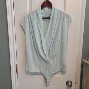 Eva Mendes for New York & Company Soft Green Bodysuit NWT